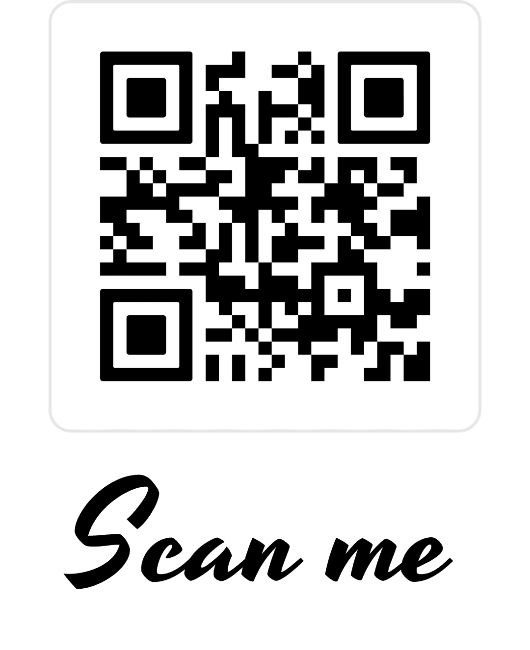 Scan me QR CODE